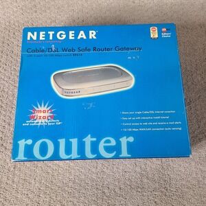 NETGEAR Cable DSL Web Safe Router Gateway RP614 4 Port‎ 10/100 Mbps Switch